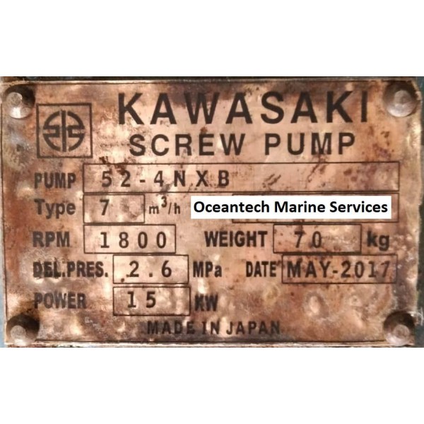 Kawasaki Pump 52 - 4NXB